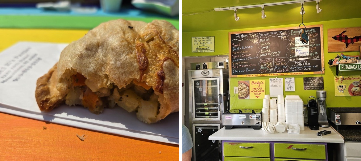 Col K's Pasty Shop Menu
