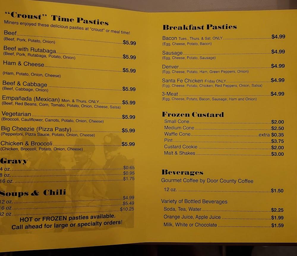 Col K's Pasty Shop Menu image 4